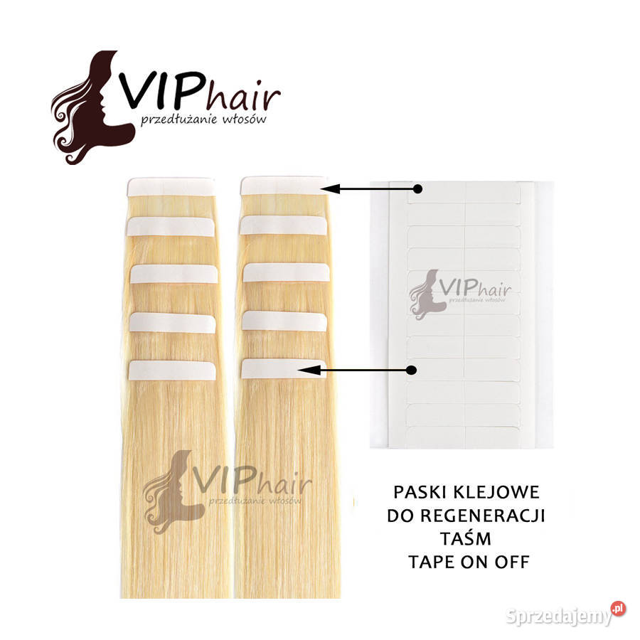 PASKI KLEJOWE DO PRZEDŁUŻANIA WŁOSÓW TAPE ON OFF