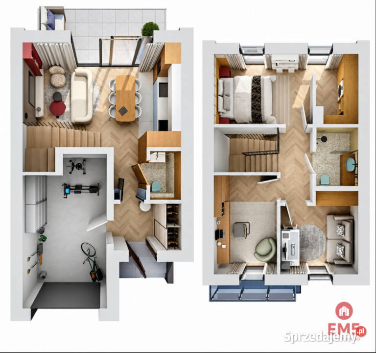Dom szeregowy 78m2 Białystok 145m2