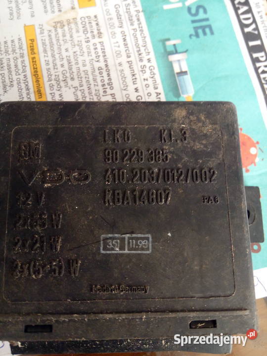 przekaźnik świateł Opel Omega Gdynia