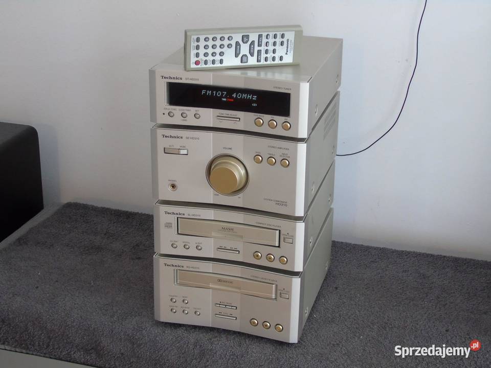 Wieża Technics SEHD310 pilot sprawna WYSYŁKA Wieże i miniwieże Jasło