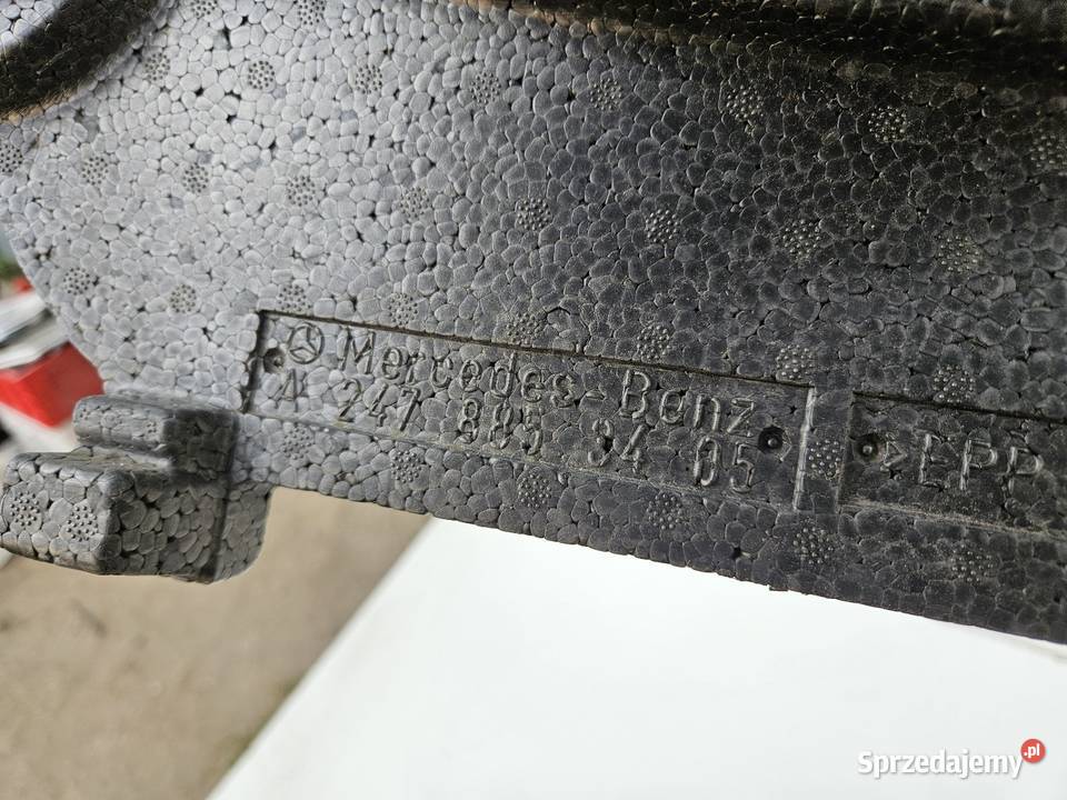 MERCEDES BKLASA W247 ABSORBER ZDERZAKA PRZÓD