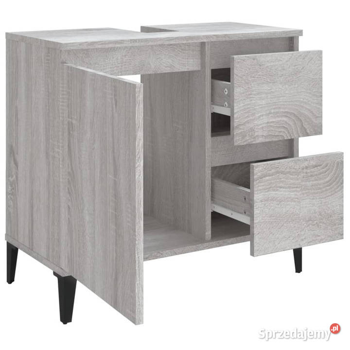 Szafka łazienkowa szary dąb sonoma 65x33x60 Warszawa