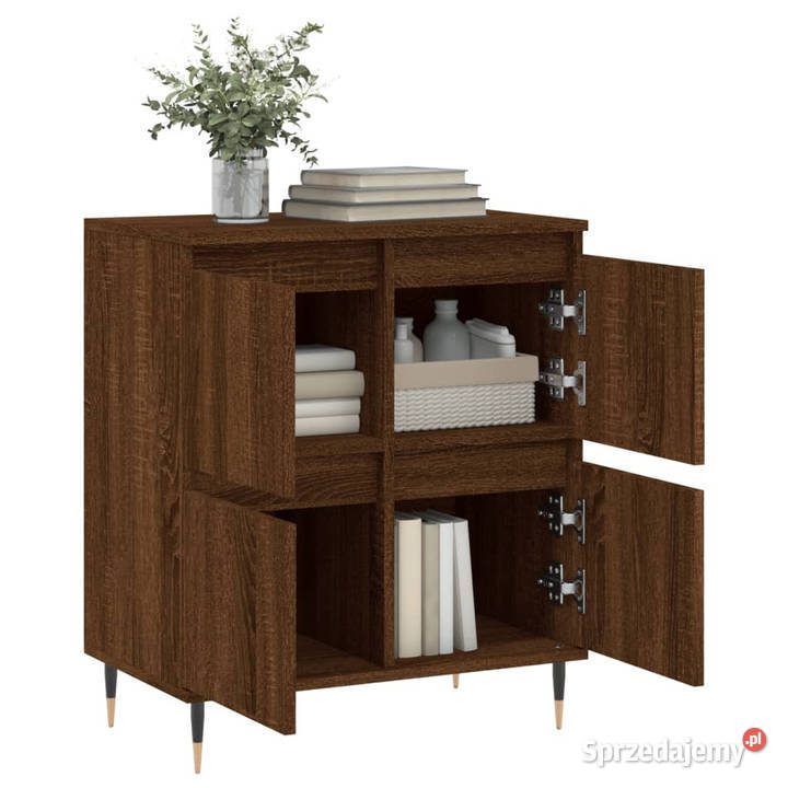 Komoda brązowy dąb 60x35x70 materiał Warszawa