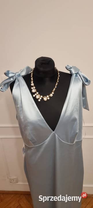 Sprzedam błękitną sukienkę 4648 Białystok sprzedam