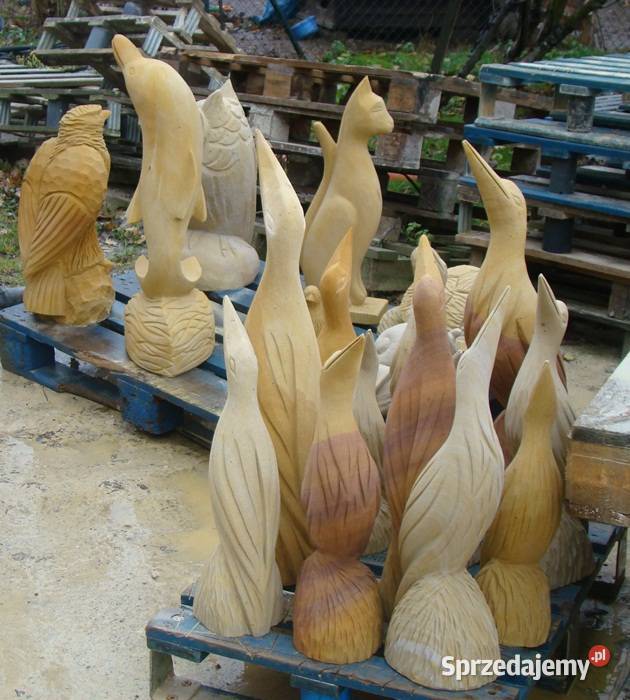 Ręcznie wykute żurawie z piaskowca naturalny dolnośląskie Kamienna Góra sprzedam
