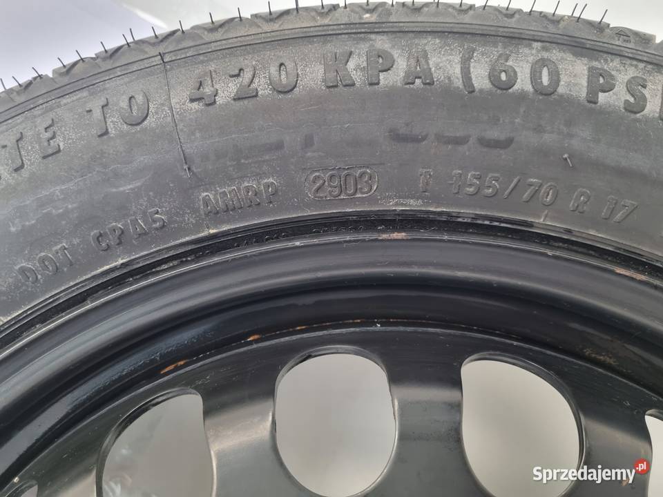 KOŁO DOJAZDOWE Mercedes W211 C219 15570 R17 lubelskie Chełm