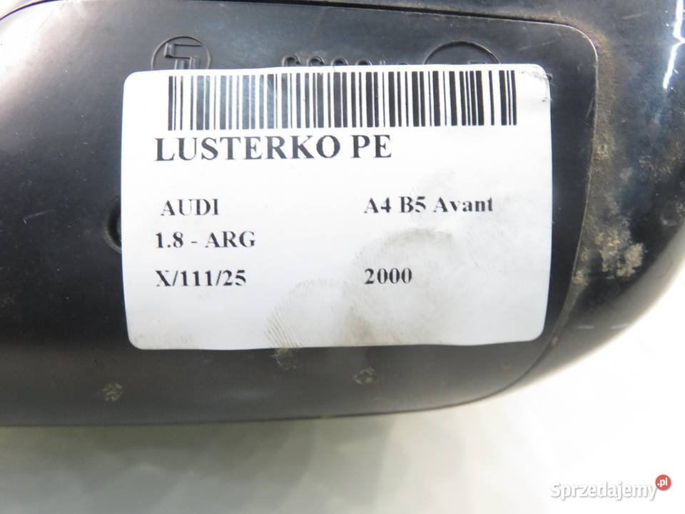 LUSTERKO PRAWE AUDI A4 B5 LZ9U