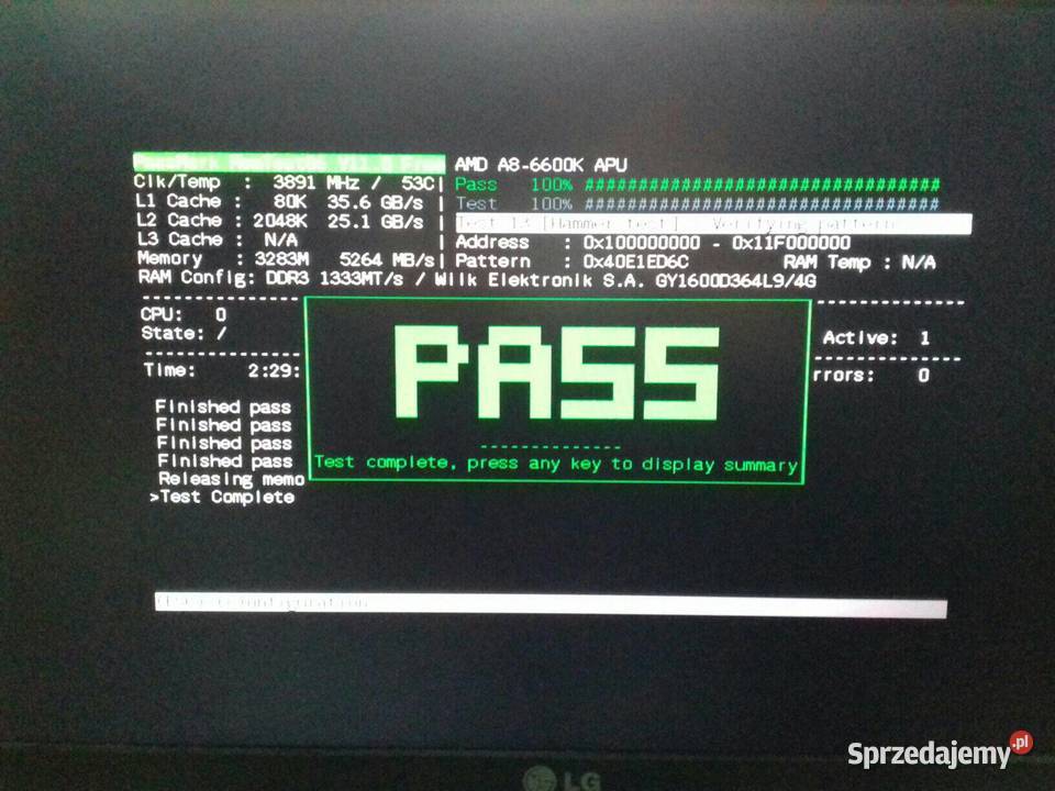 GOODRAM Play DDR3 4GB 1600Mhz PC312800 CL9 Wilk Bydgoszcz sprzedam