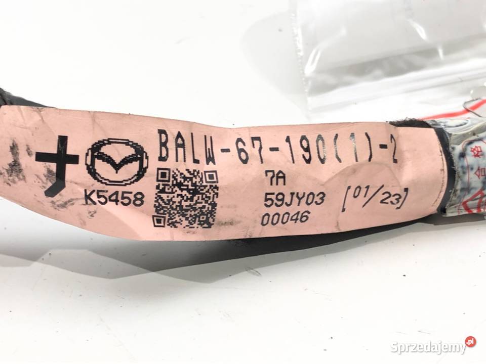 WIĄZKA DRZWI PRZÓD LEWA MAZDA 3 BM 25 188 osobowe