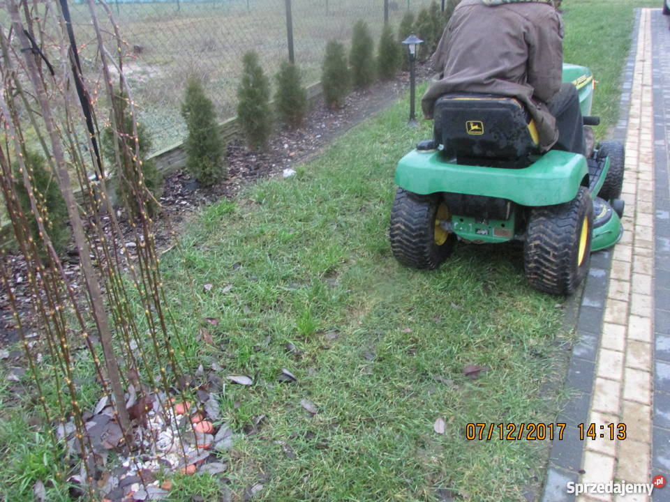 John Deere traktorek kosiarka LT166 MULCZER Narzędzia ogrodnicze Hołubla sprzedam