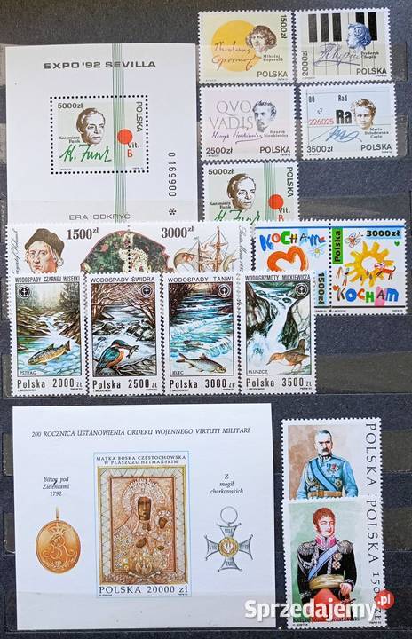 K ZNACZKI POLSKIE 1992 II kwartał czysty Leźnica Wielka-Osiedle