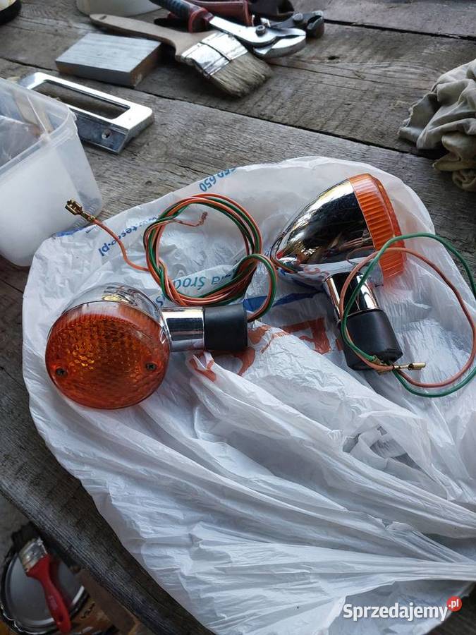 Używane kierunkowskazy motocyklowe w stanie Pyrzyce