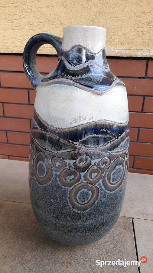 Dzban ceramiczny duży wazon na kwiaty flakon do Wazony Garwolin