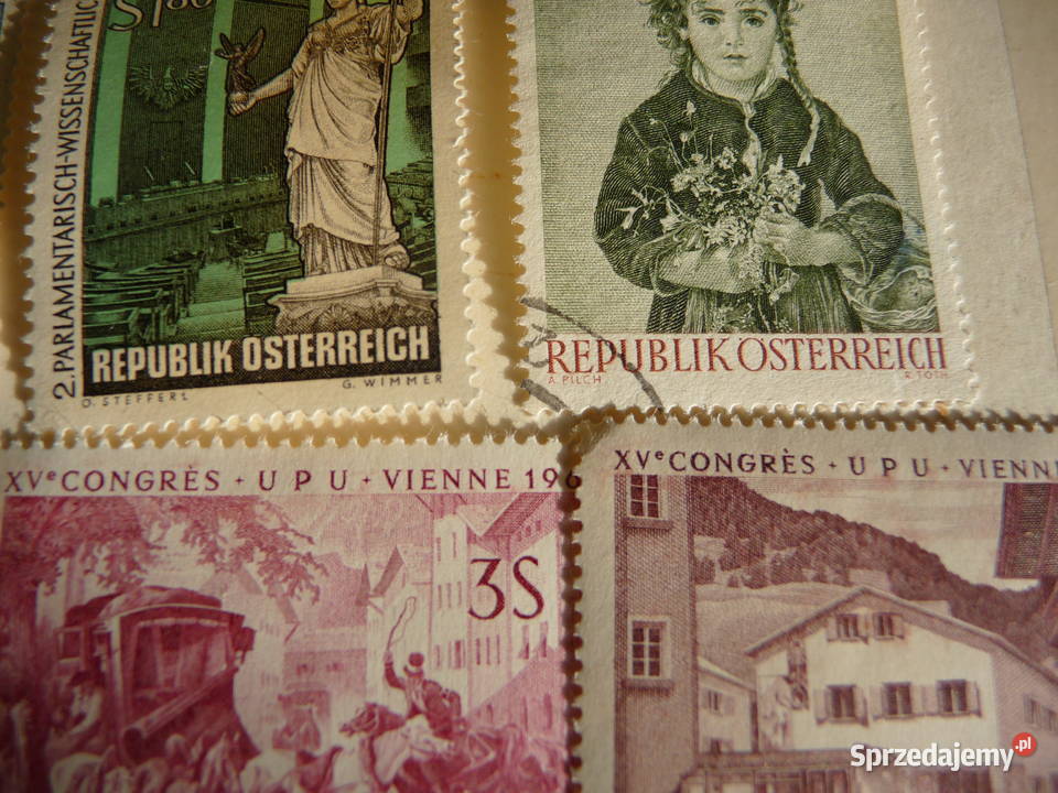 Zestaw starych znaczków AUSTRIA Bukowno sprzedam