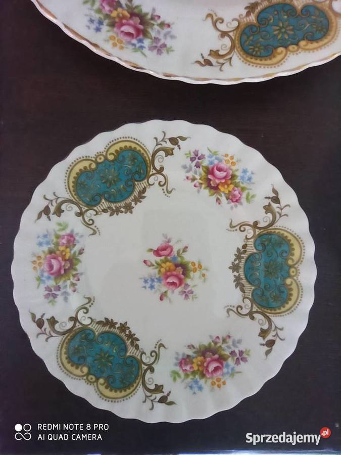 talerzyk deserowy Berkeley Royal Albert England Porcelana i szkło Gdańsk