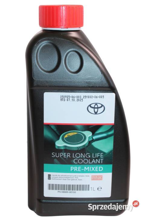 TOYOTA Plyn chlodniczy czerwony 1L koncentrat dolnośląskie Kąty Wrocławskie