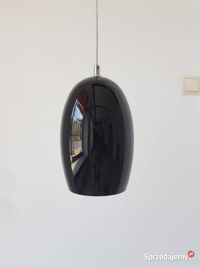 Lampa wisząca CZARNA JAJKO klosz MURANO GLASS sprzedam