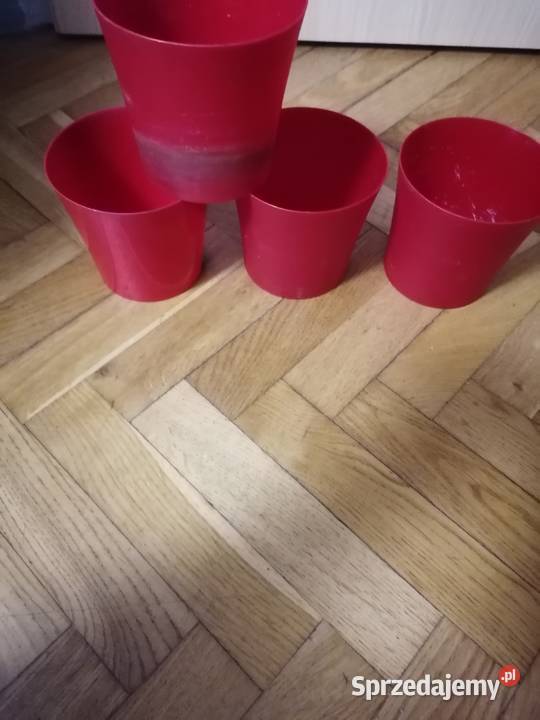 Doniczki kolorowe różne pomorskie