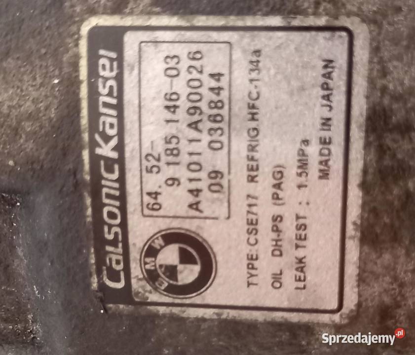 BMW X5 30 D BITURBO M57D30 218 06r sprężarka Kompresory klimatyzacji