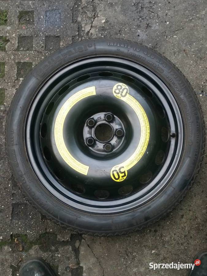 Koło dojazdowe VW 18 śruby 5 x 100 Poznań sprzedam