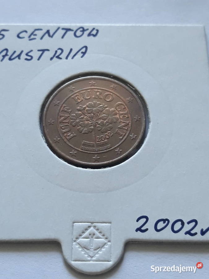 5 Eurocentów Austria 2002 r sprzedam