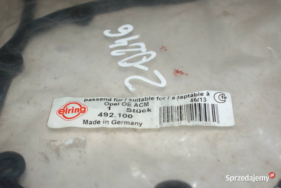 492100 ELRING USZCZELKA POKRYWY ZAWORÓW OPEL