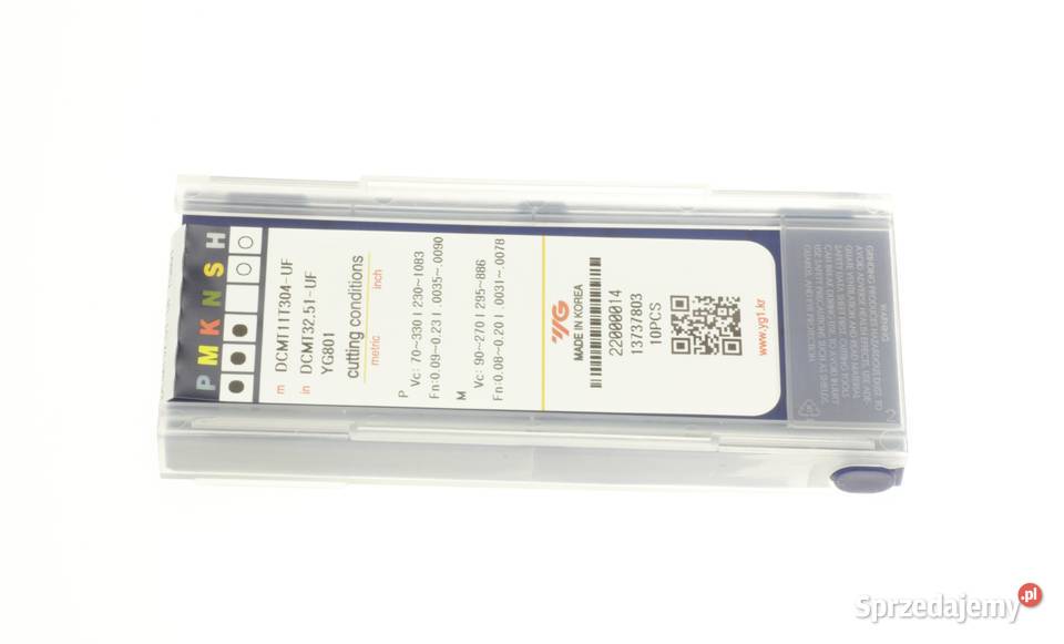 Płytki DCMT 11T304UF YG801 Lubań sprzedam