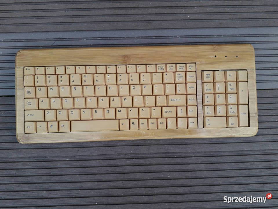 Klawiatura drewniana eko Klawiatury i myszy Warszawa sprzedam