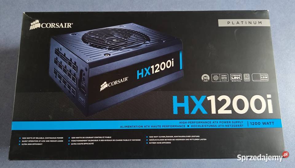 Zasilacz komputerowy 1200W Corsair HX1200i Katowice