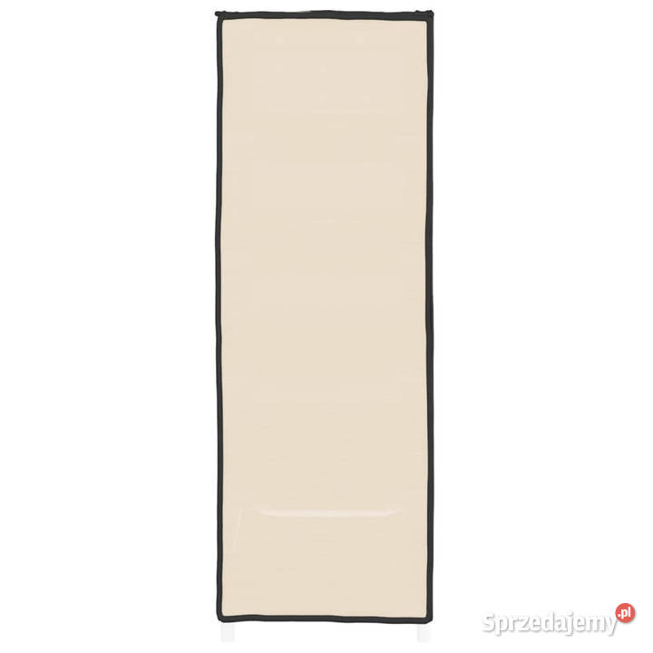 Szafka na buty kremowa 60x28x90 materiałowa