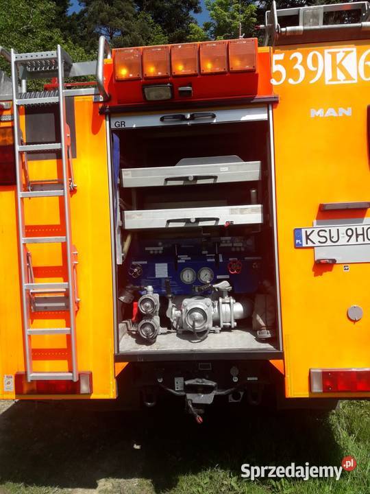 MAN F2000 GBA 2416 4x4 automat pożarniczy Specjalne Grzechynia