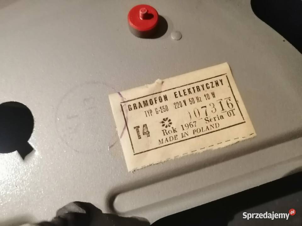 Gramofon elektryczny FONICA Typ G250 walizkowy Legnica