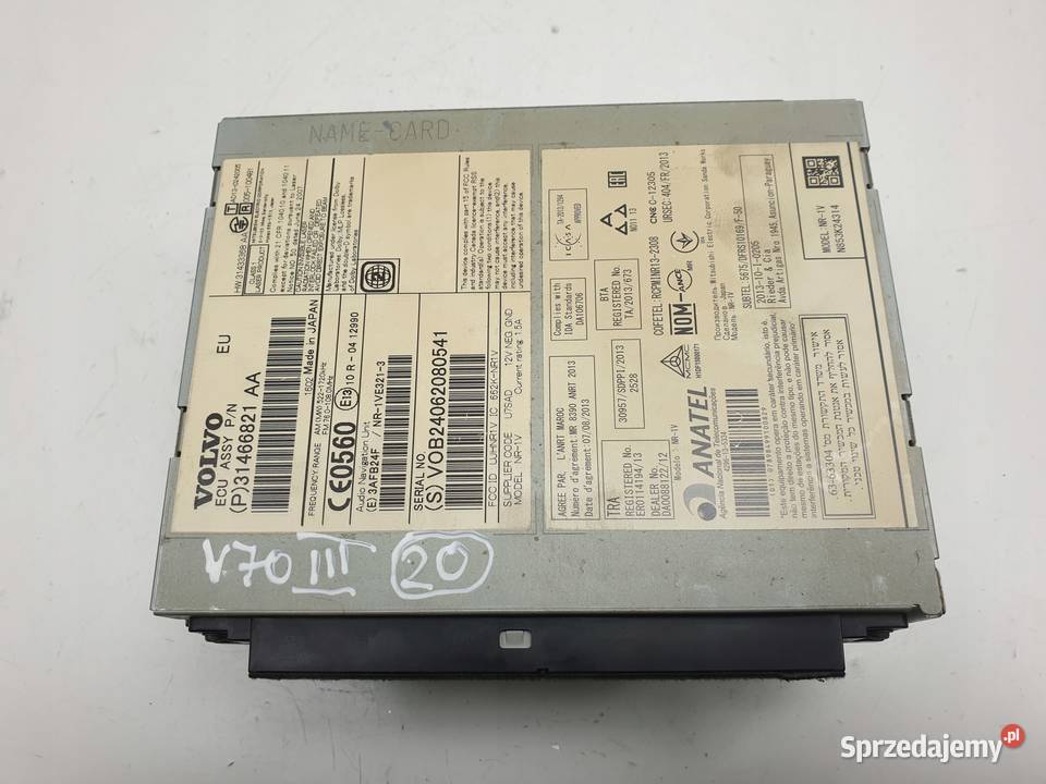 Volvo XC70 V70 III S80 II RADIO CD NAWIGACJA Wyposażenie wnętrza Chełm