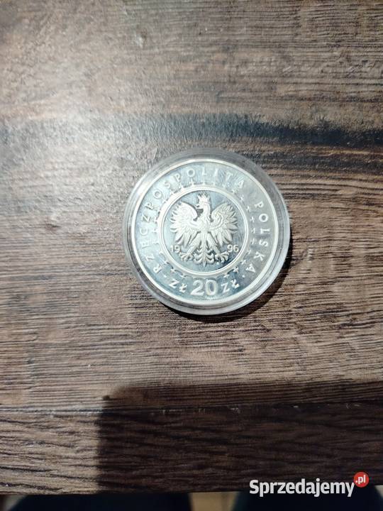 Srebrne Monety kolekcjonerskie 20 z 1996 roku Inowrocław