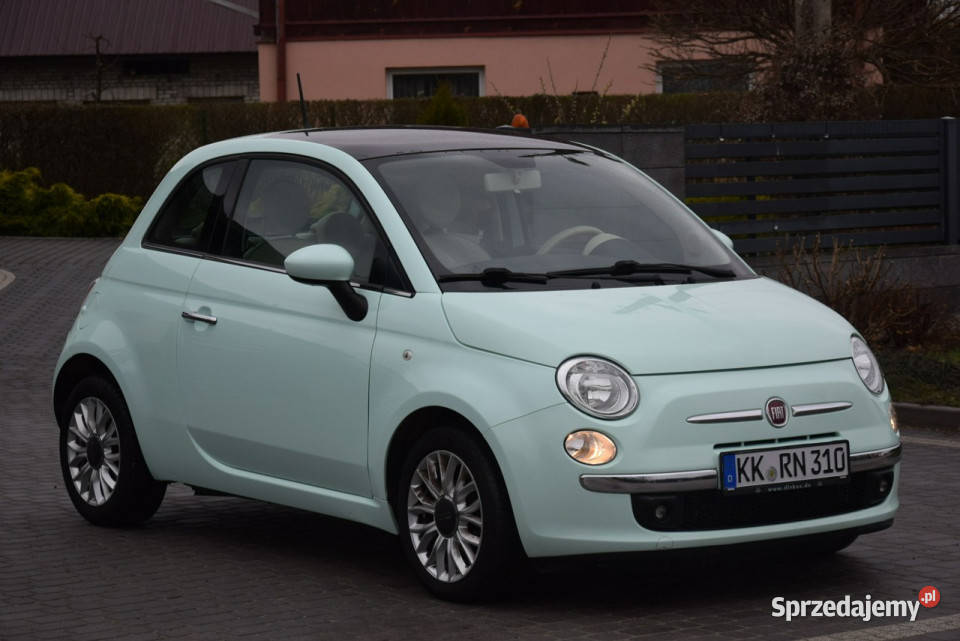 Fiat 500 09B 2014r Klima Panorama 2 KPL KÓŁ Majdan Sieniawski