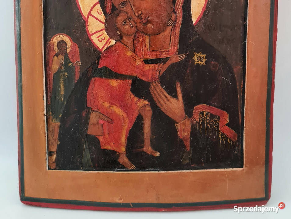 Ikona Matka Boża Fiodorowska XIX wiek 0271 Warszawa