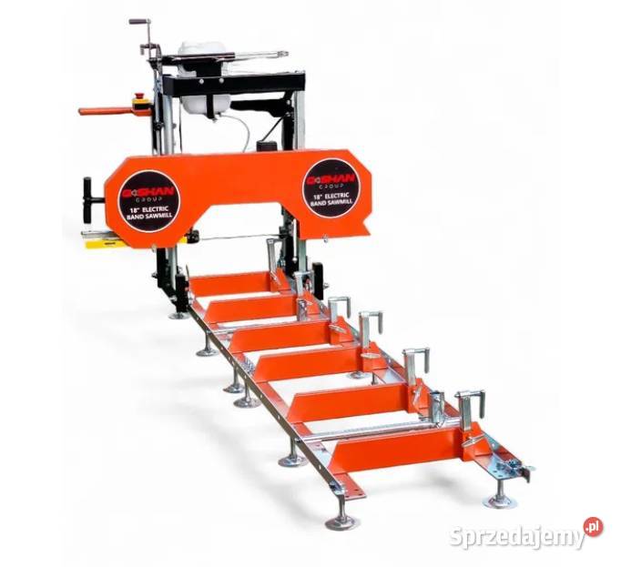 Trak taśmowy GSHAN GT18 piła taśmowa kłód 22kw Tuchola