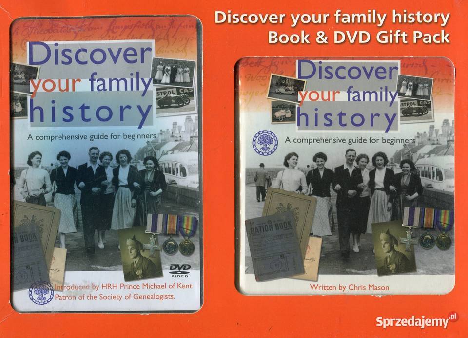 Discover your family history Book DVD Gift Pack zachodniopomorskie Szczecin