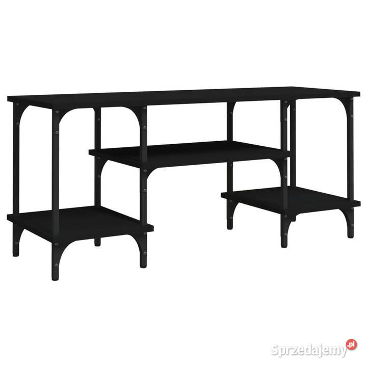 Szafka pod TV czarna 102x35x455 materiał