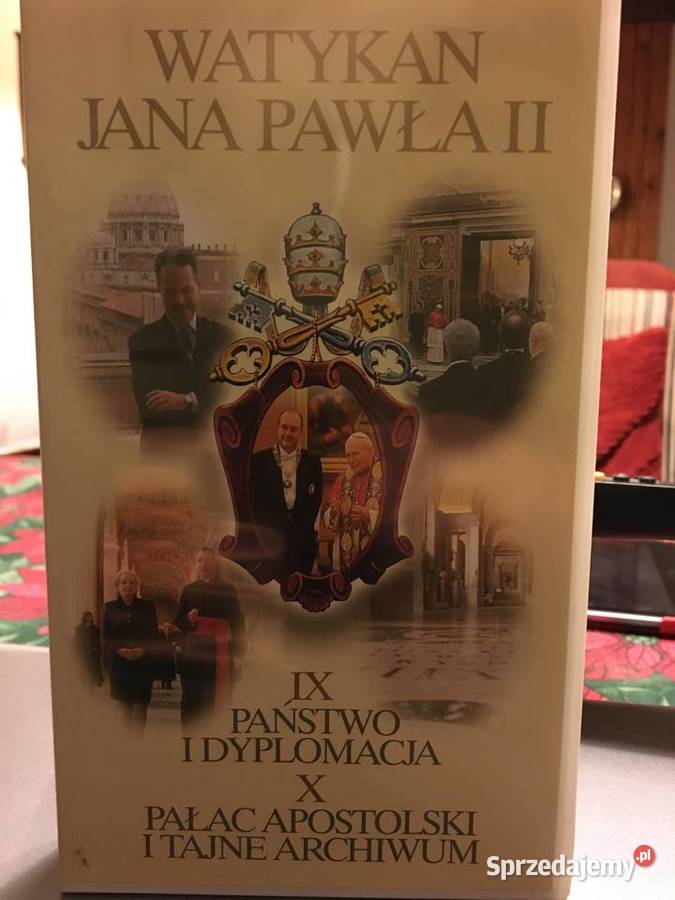 Jan Paweł II kasety vhs Watykan JPII mazowieckie