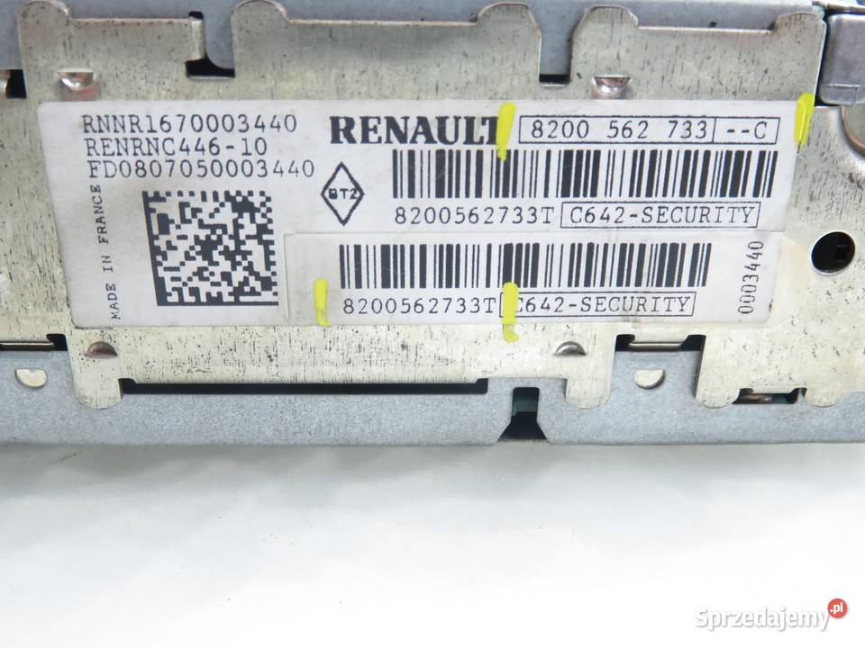 RADIO RENAULT GRAND SCENIC II 8200562733T