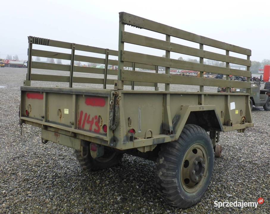 Przyczepa rolnicza Solidna przyczepa wojskowa Kraków