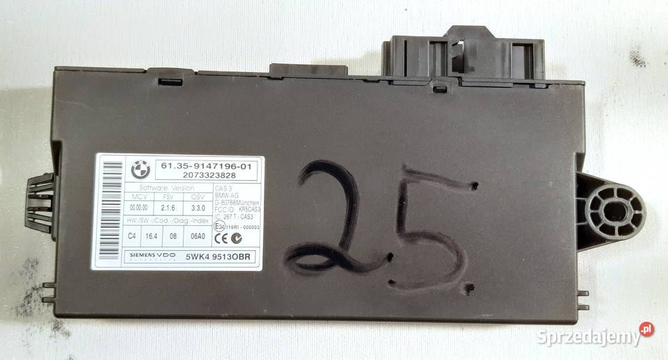 MODUŁ STEROWNIK CAS BMW E60 E87 E90 E91 9147196 Mielęcin