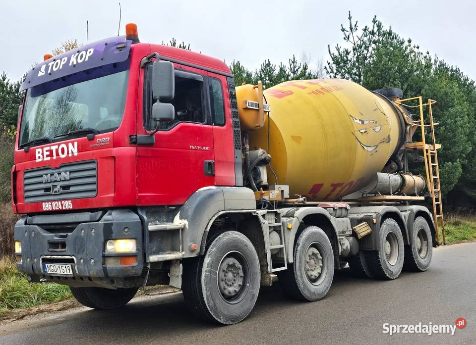 MAN TGA 35430 Zmienna zabudowa Betoniarka Wywrotki Gołdap