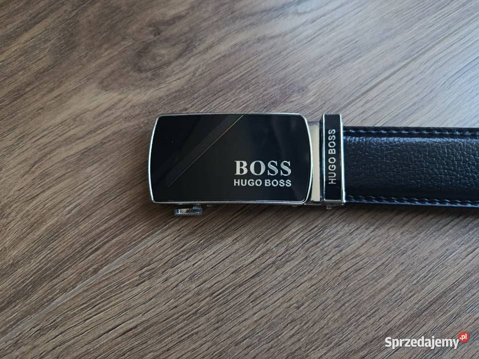Pasek skórzany męski Hugo Boss do garnituru i na Paski podlaskie Białystok