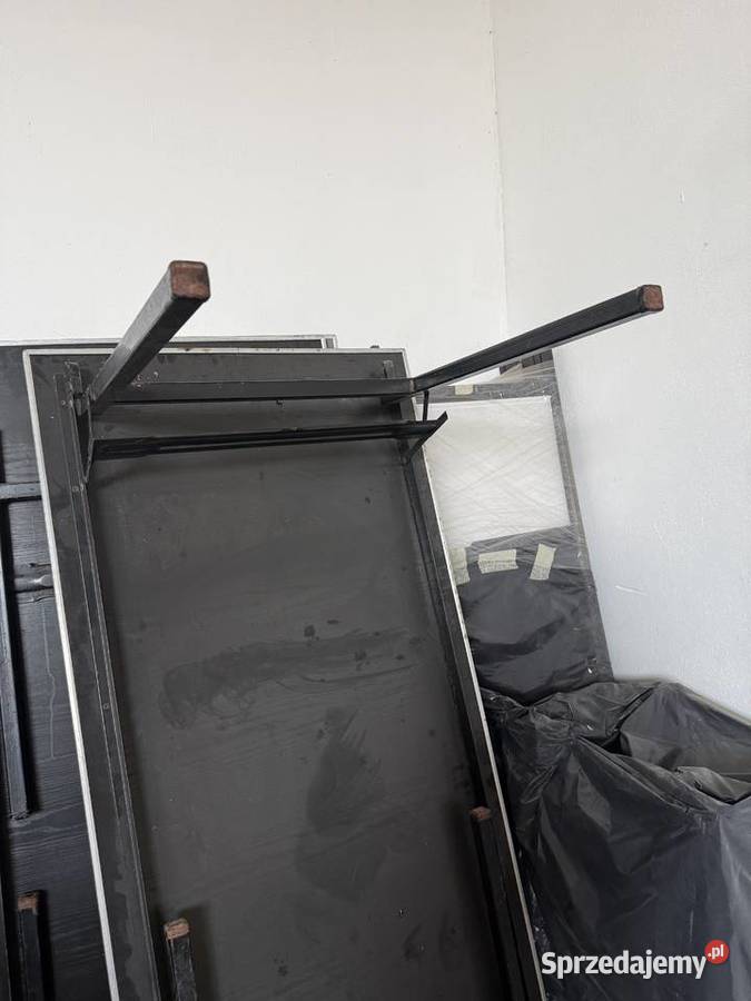 STOŁY SKŁADANE solidne z metalowymi nogami Lesznowola