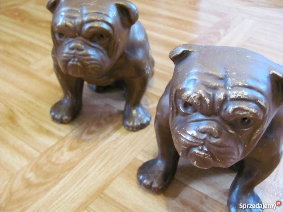 figurki buldoga 2 sztuki Zamość sprzedam
