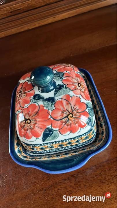 Maselniczka Bolesławiec Ręcznie malowana Hand Gdańsk