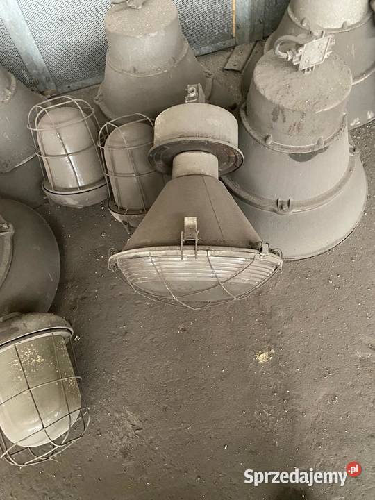 Oryginalne Stare Lampy Przemysłowe