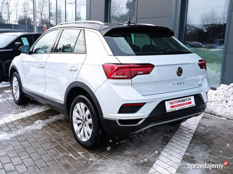 Volkswagen TRoc 2021r SalonPL FV23 ASO BLIS Kraków sprzedam